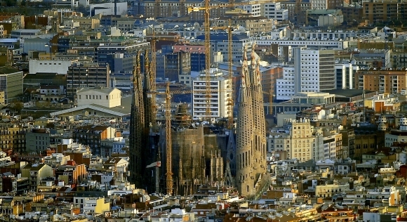 Sagrada Família v Barcelone